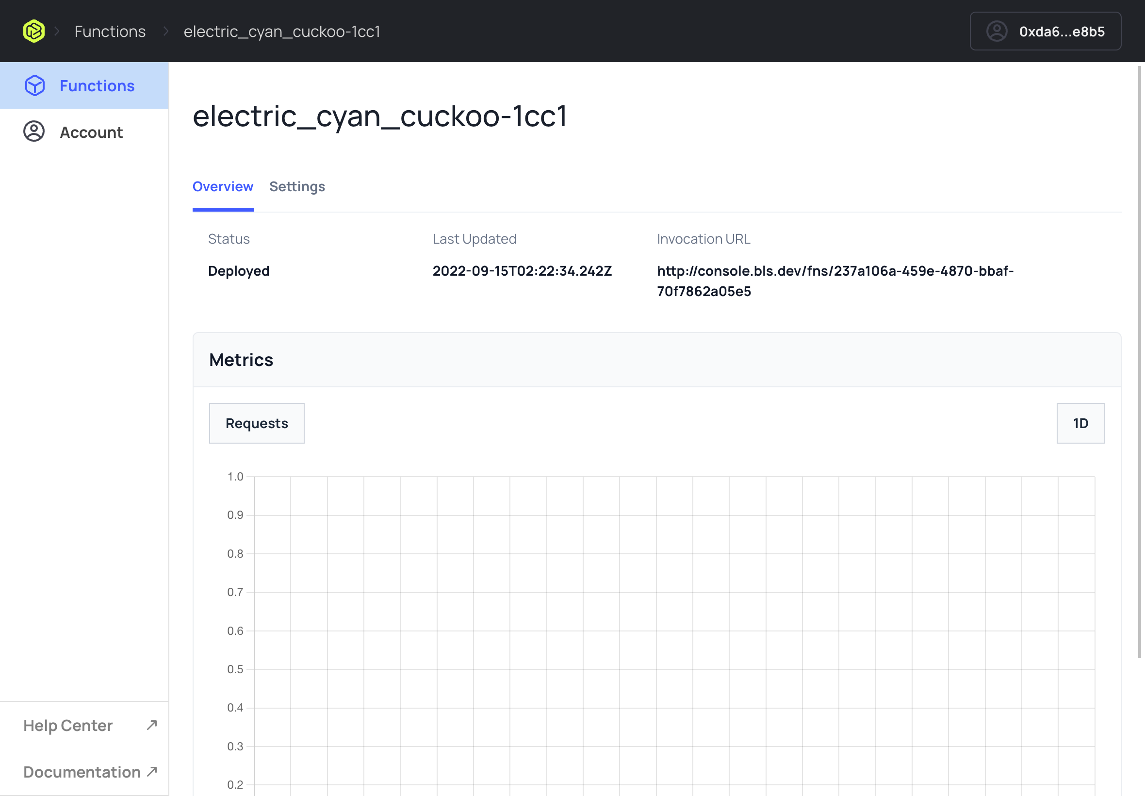 Function Details Page