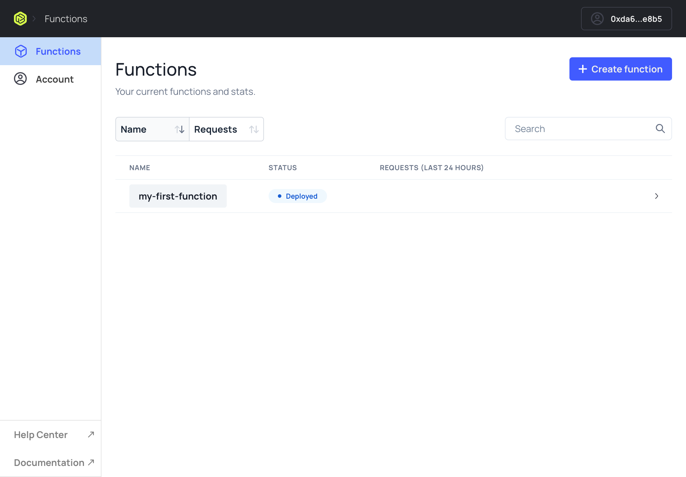 Functions Overview with the New Function Name